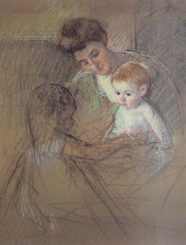 Mary Cassatt Study of Mother and kid China oil painting art